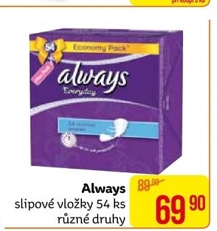 Vložky dámské slipové Always