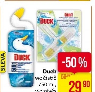 Gelový čistič WC Duck