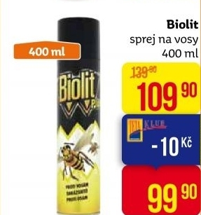 Přpravek proti vosám sprej Plus Biolit
