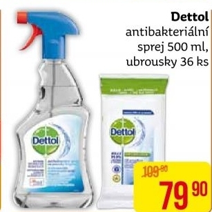 Čistič povrchů antibakteriální Dettol