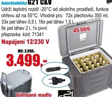 Autochladnička G21 C&amp