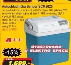 Autochladnička Sencor SCM2025