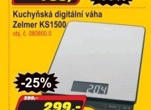 Kuchyňská digitální váha Zelmer KS1500
