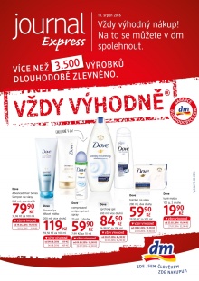 akční leták dm drogerie 10.8.2016-7.9.2016