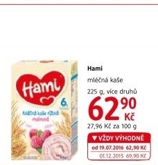 Kaše mléčná Hami