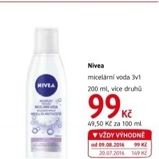 Micelární voda 3v1 Nivea