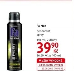 Deodorant sprej Fa