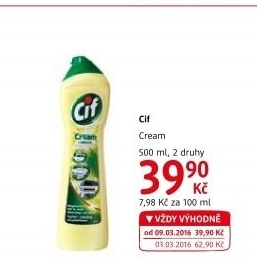 Krémový čistič Cif Cream