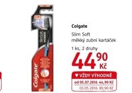Kartáček na zuby Slim Soft Colgate