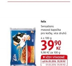 Kapsičky pro kočky Sensations Felix Purina