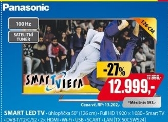 TX 50CSW524 LED FULL HD LCD TV PANASONIC