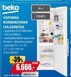 CSA 29030 CHLADNIČKABEKO / A++