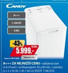 EVOT 11061D3 PRAČKACANDY / A+++