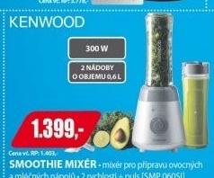SMP 060SI MIXÉR SMOOTHIE 2GO KENWOOD