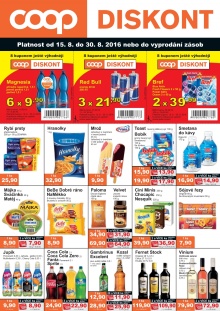 akční leták COOP 15.8.2016-30.8.2016