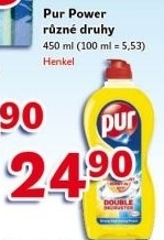 Prostředek na nádobí Duo Power Pur