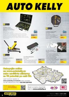 akční leták Auto Kelly 15.8.2016-28.8.2016