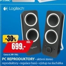 Z200 reproduktory 2.0 blackLOGITECH