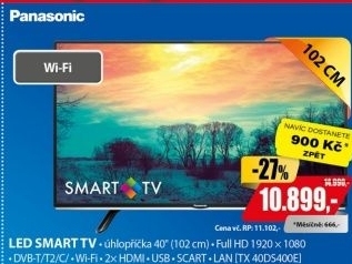 TX 40DS400E LED FULL HD TVPANASONIC