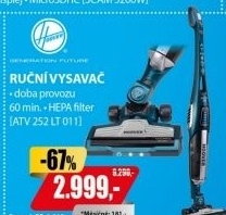 ATV 252LT 011 VYSAVAČ RUČNÍHOOVER po dobu akce