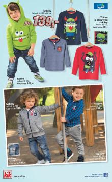 akční leták Kik textil 17.8.2016-30.9.2016