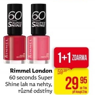 Lak na nehty 60 seconds Super Shine Rimmel