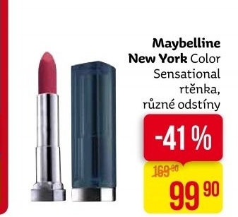Rtěnka Color Sensational Maybelline