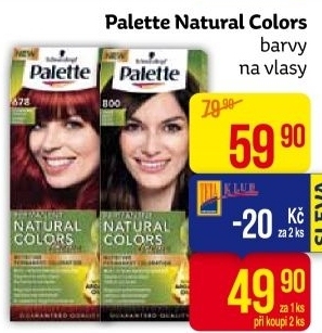 Barva na vlasy Natural Colors Palette Schwarzkopf