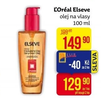 Olej na vlasy hedvábný Elséve L'Oréal