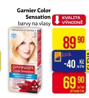 Barva na vlasy Color Sensation Garnier