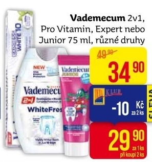 Pasty na zuby 2v1 Vademecum