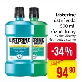 Ústní voda Listerine