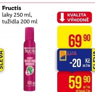 Lak na vlasy Fructis Garnier