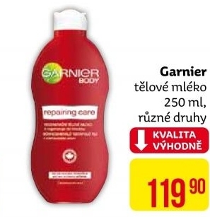 Tělové mléko Garnier