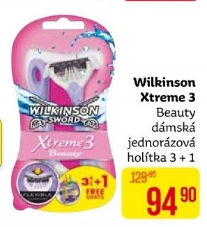 Holítka jednorázová dámská Beauty Xtreme 3 Wilkinson