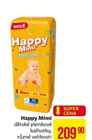 Pleny dětské Happy Mimi