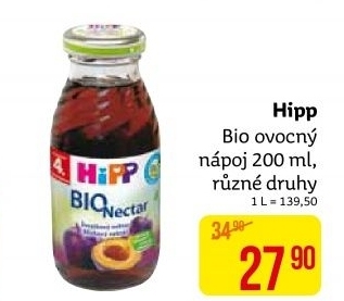 Nápoj ovocný Bio HiPP