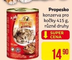 Konzerva pro kočky Propesko