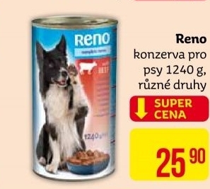 Konzerva pro psy Reno