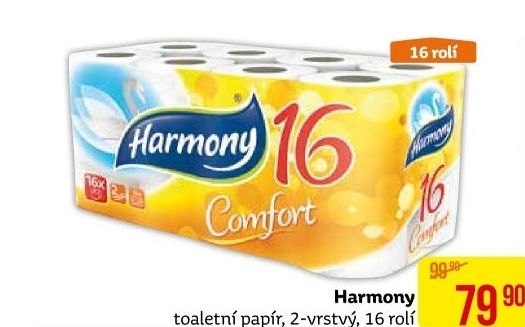 Toaletní papír 2vrstvý Harmony