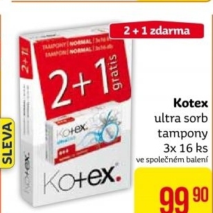 Tampony Kotex