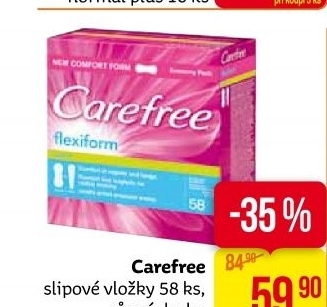 Vložky dámské slipové Carefree
