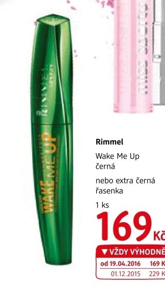 Řasenka Wake Me Up Rimmel
