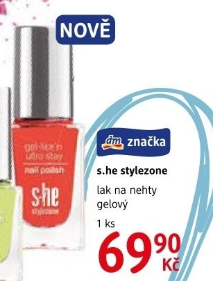 Lak na nehty gelový Stylezone s.he