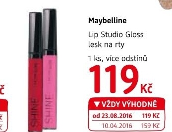 Lesk na rty Lip Studio gloss Maybelline