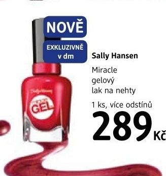 Lak na nehty gelový Miracle Sally Hansen