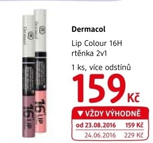 Rtěnka Lip Colour 16H Dermacol