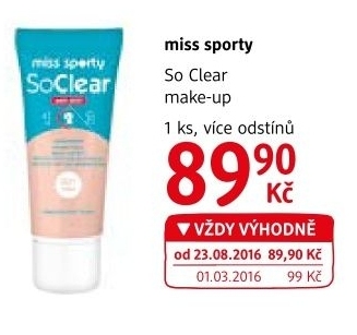 Make up So Clear Miss Sporty