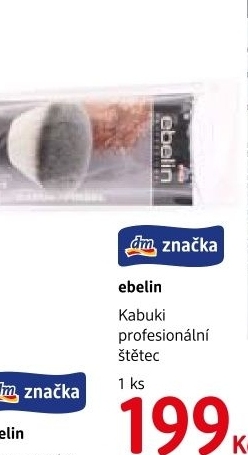 Štětec na pudr Kabuki Ebelin