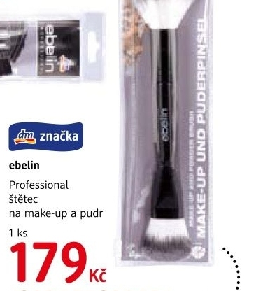 Štětec na make up a pudr Ebelin
